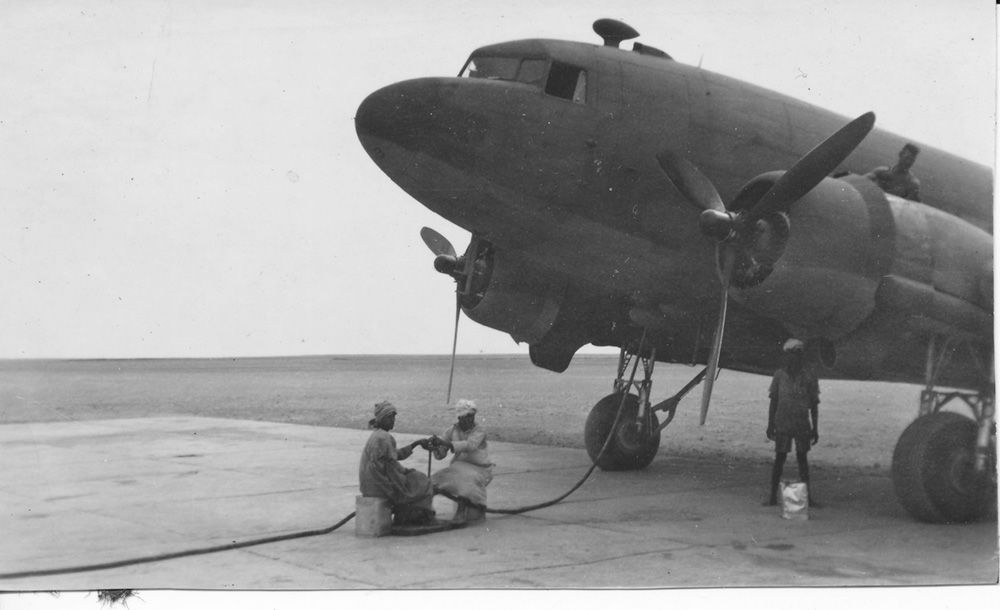 WW2  photo from Pan Am Air Ferries in Africa (Pete Goutiere collection).