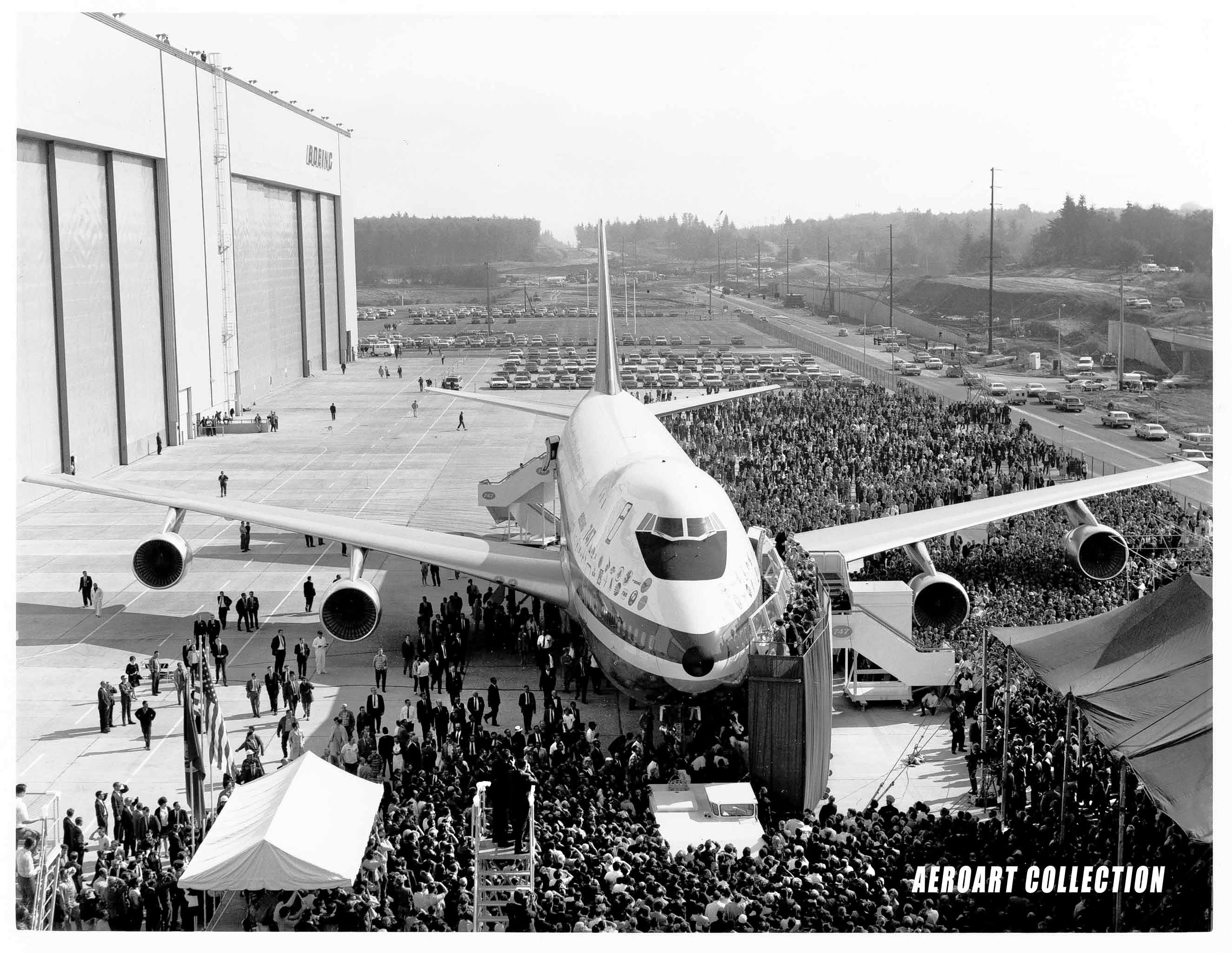 Rollout September 30, 1968 (Courtesy AeroArt International Collection).