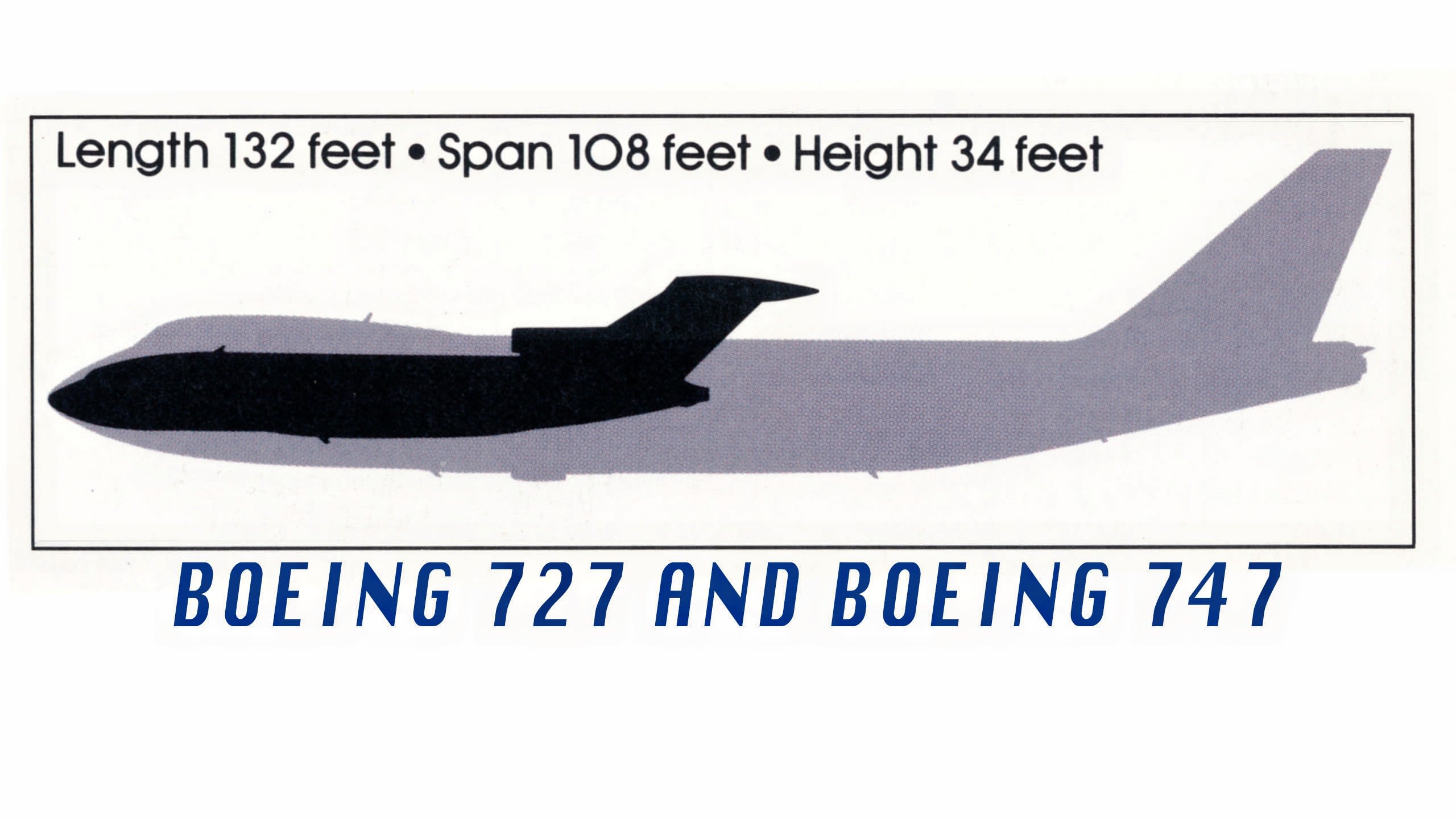 B-727 illustrations by Mike Machat (From R.E.G. Davies. "Pan Am: An Airline and its Aircraft").