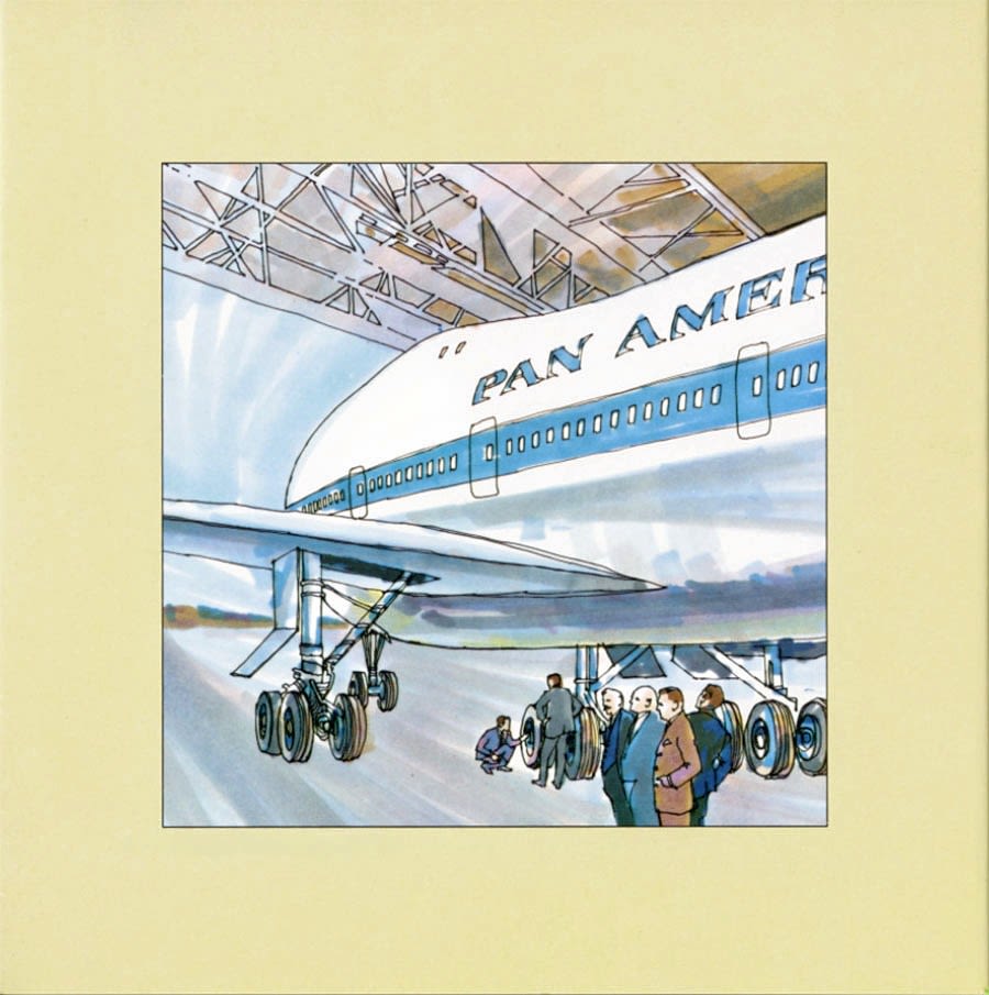 “Pan Am will be the first to fly the 747.” (Pan Am Brochure, 1967 from University of Miami Special Collections).