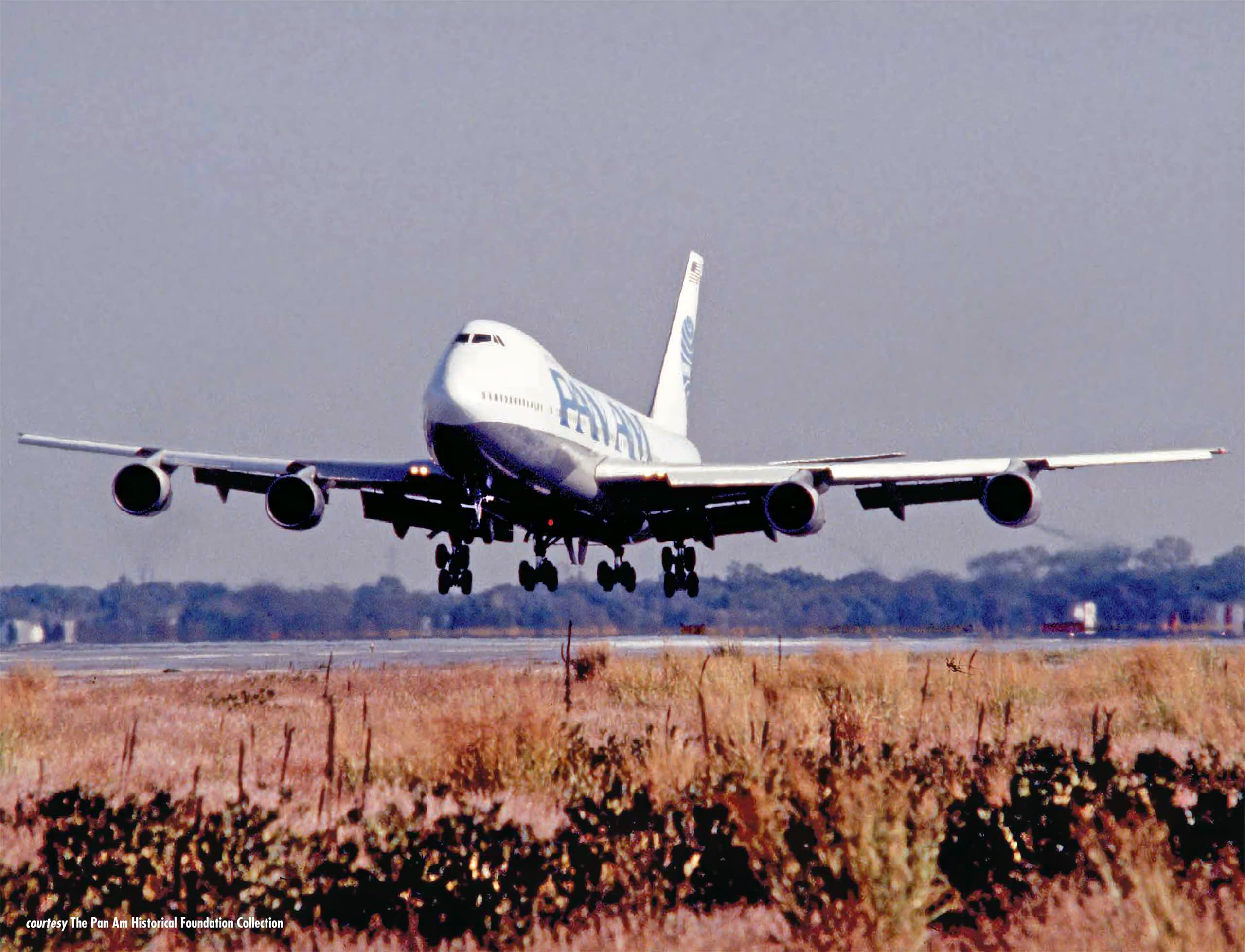 Pan Am 747 with billboard livery (Pan Am Historical Foundation Collection).
