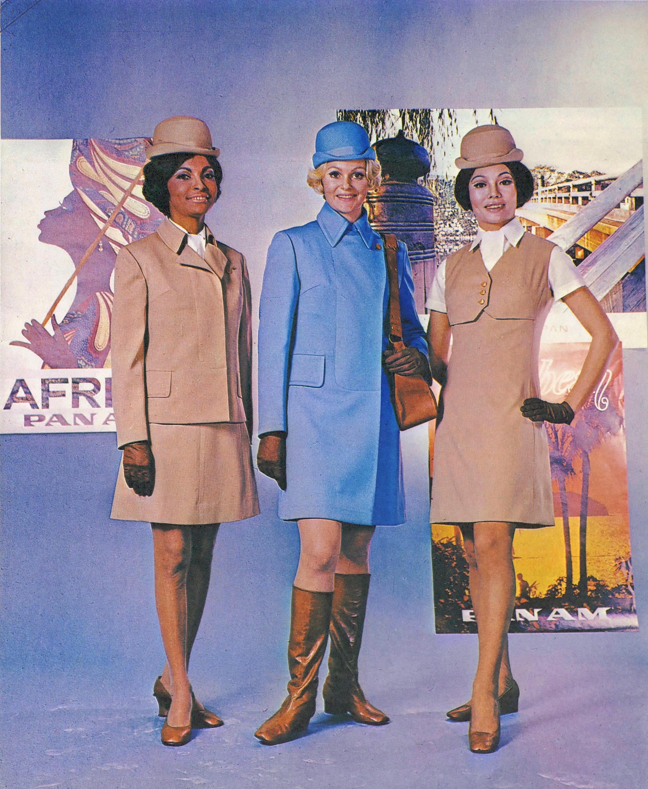 Stewardess Uniforms. Introducing "The New Look," March 1969 (University of Miami Special Collections).