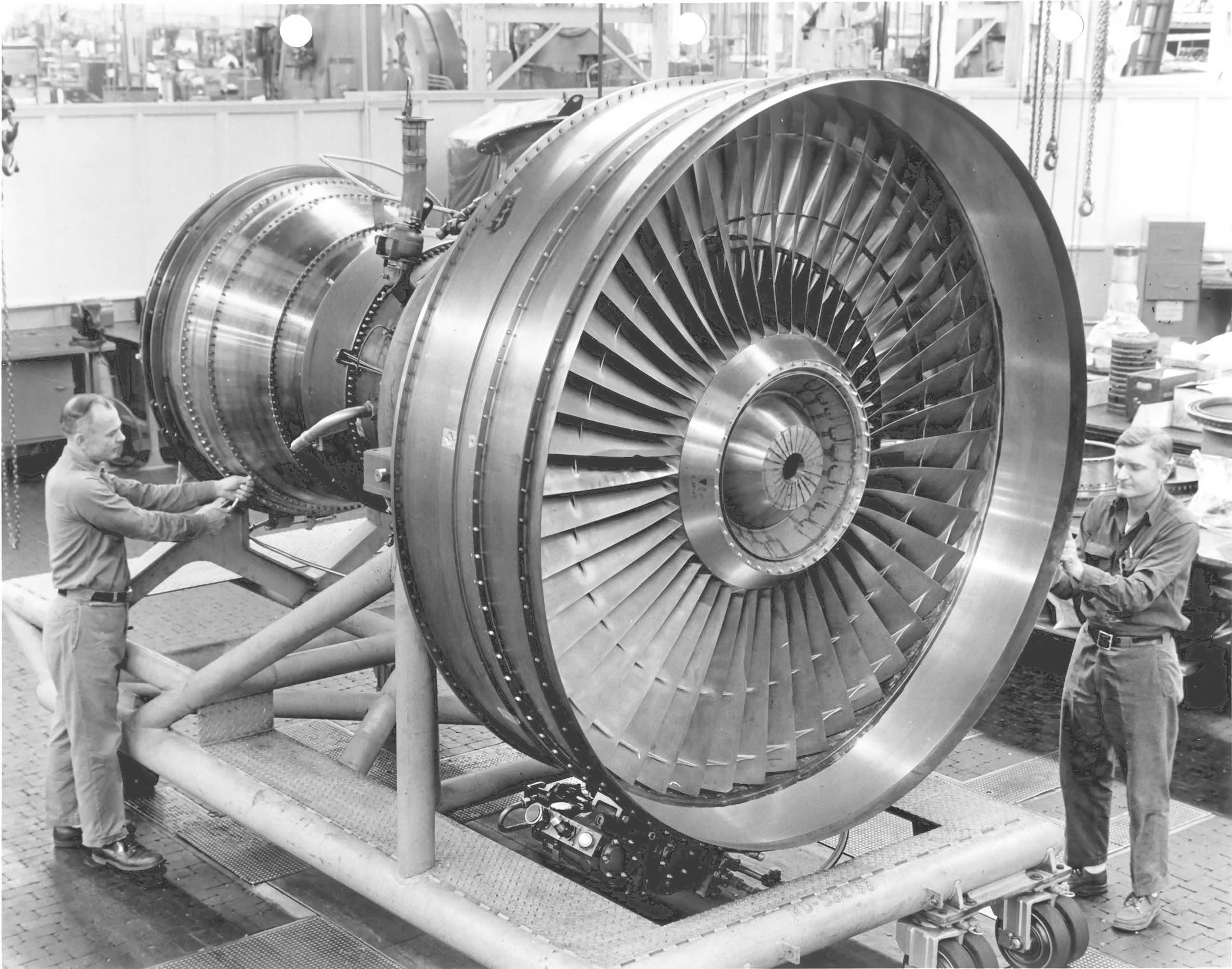 Pratt & Whitney JT9D Engine (Pan Am Historical Foundation Collection).