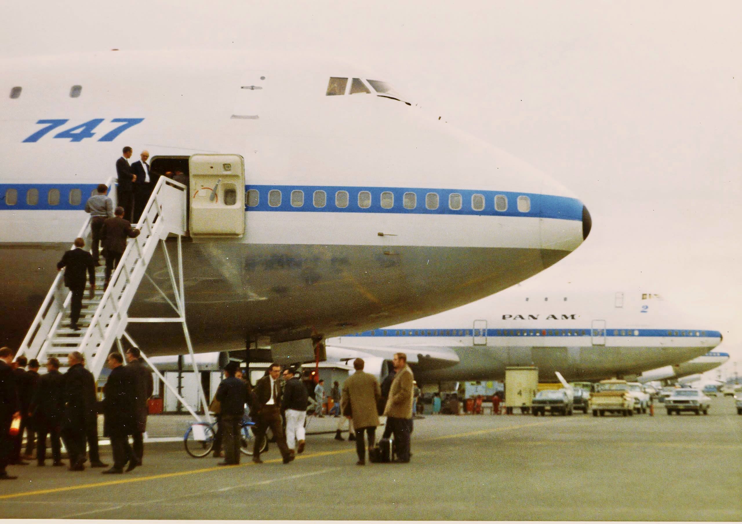 747 before the trip to Paris Airshow, June 1969 (Courtesy, San Diego Air & Space Museum, Flickr).