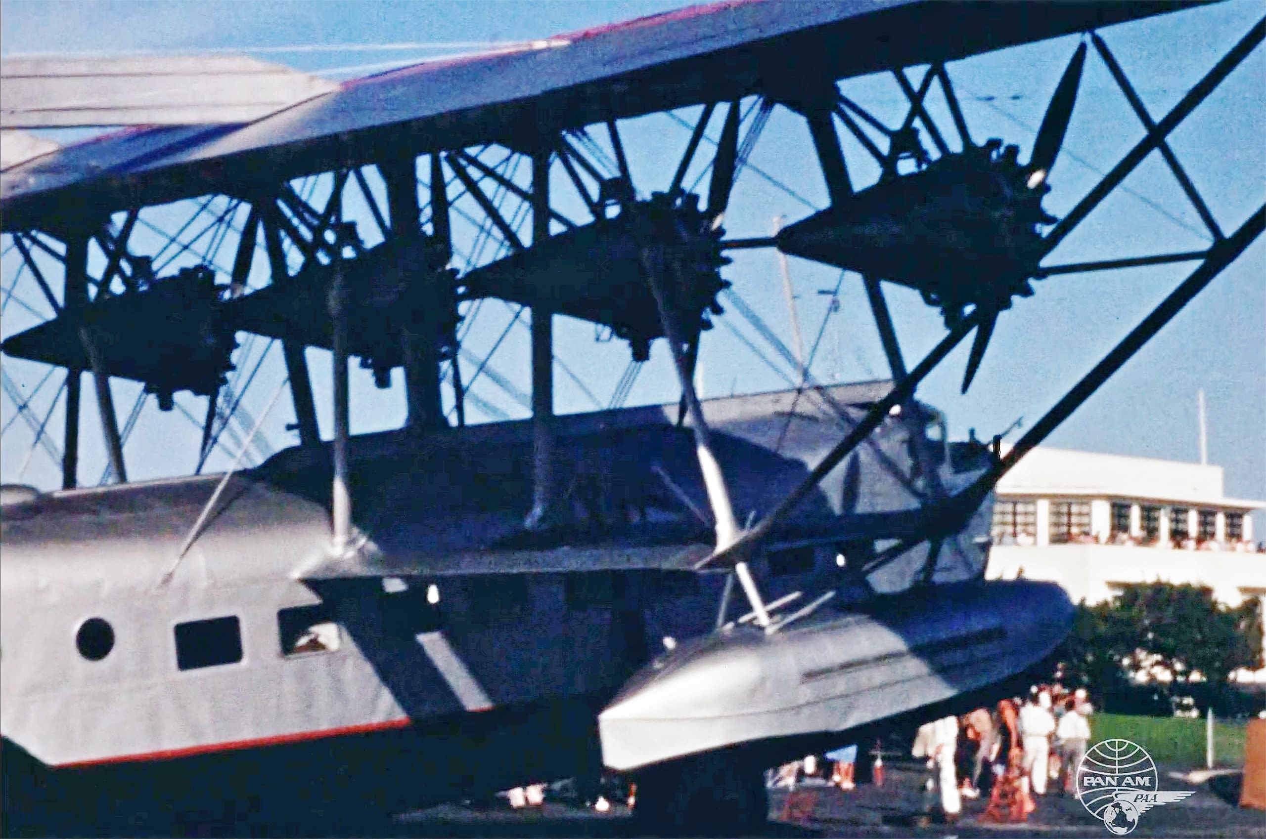Dinner Key Terminal Miami in 1939, footage of a family vacation, from the Strong Family collection.