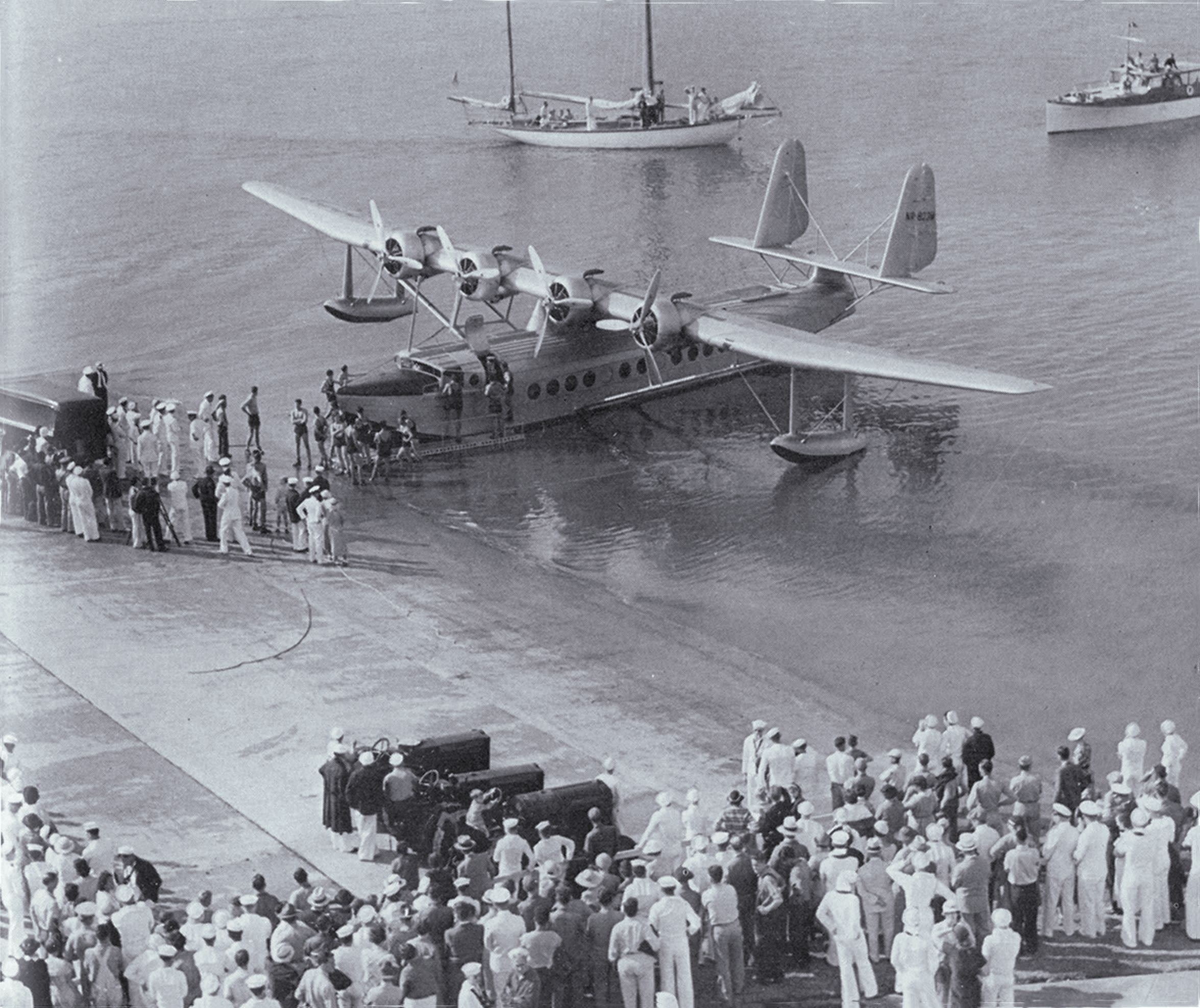 Sikorsky S-42 Pan American Clipper in Hawaii, April 1935.