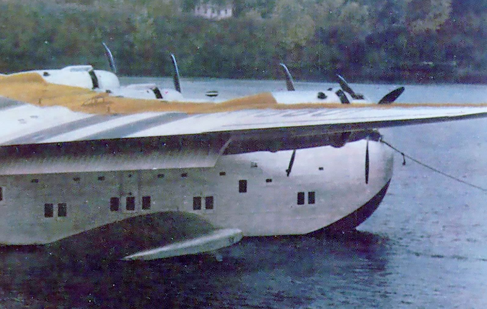 Boeing-314 at Lake Washington, 1938 (Courtesy of the Boeing Company).