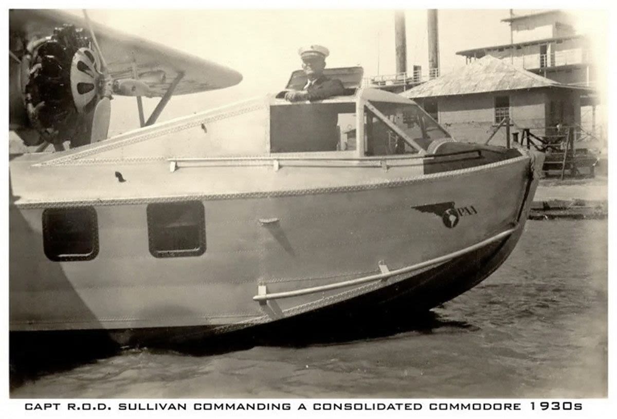 Pan Am Captain R.O.D. Sullinvan and Consolidated Commodore