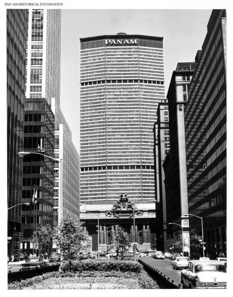 View of Pan Am Building from Park Avenue South (PAHF Collection, scanned by John Luetich).