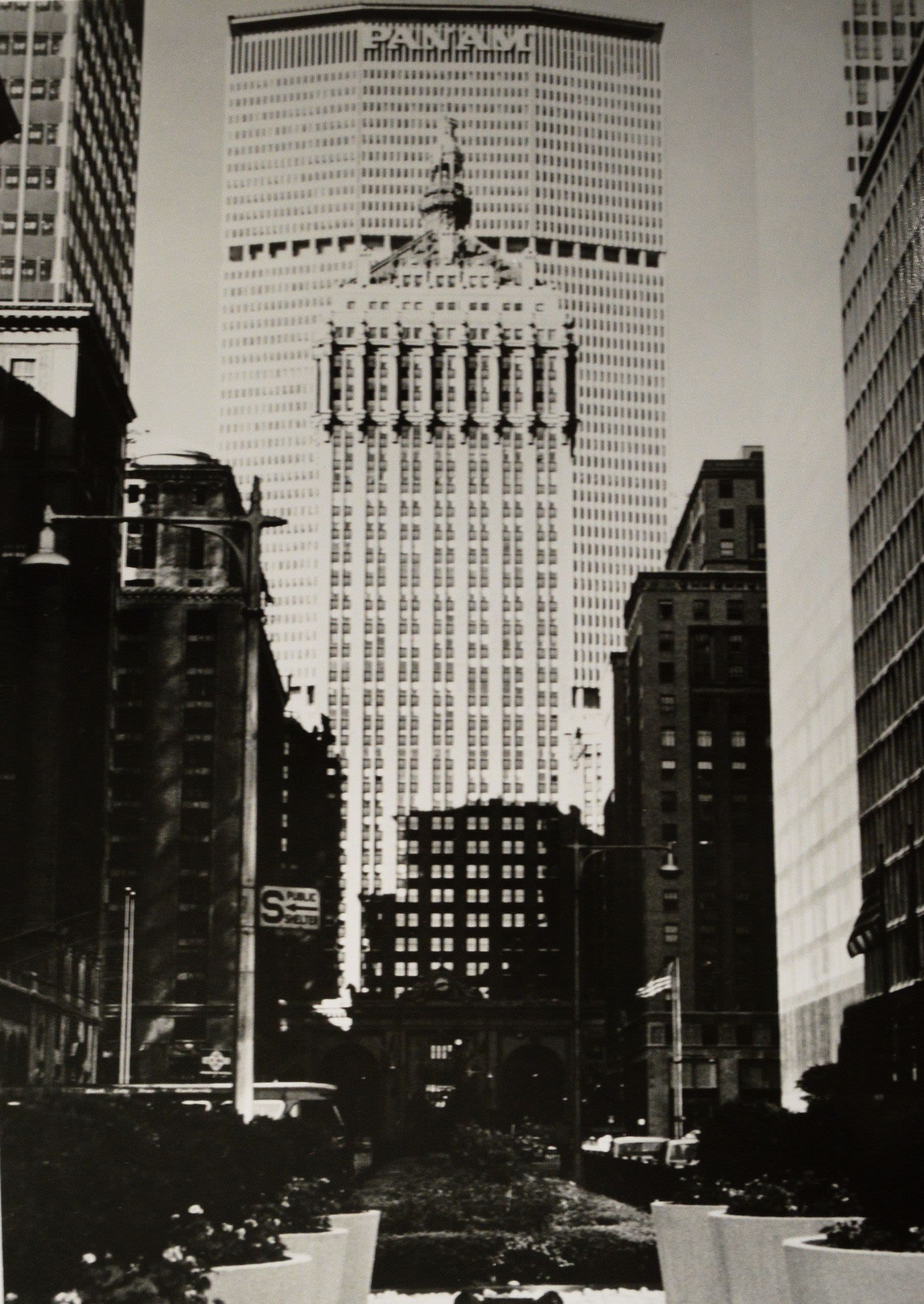 The Pan Am Building looking south on Park Avenue (PAHF Collection).