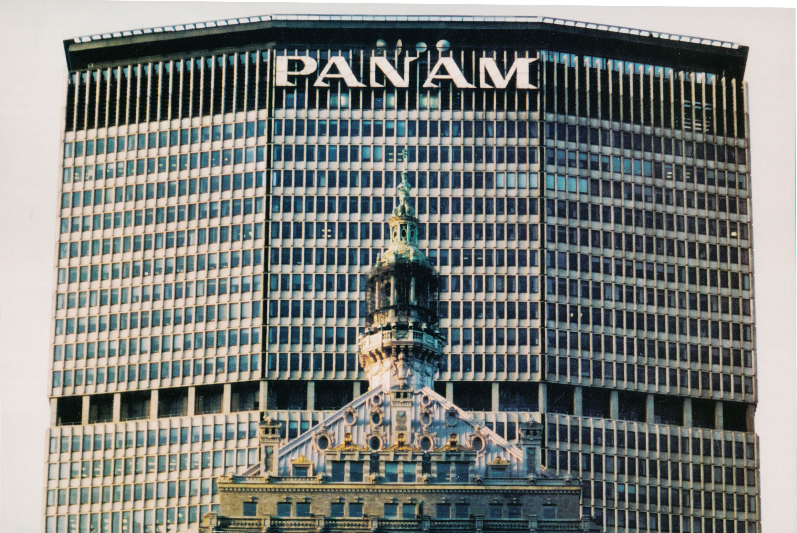 Pan Am Building overlooking the Helmsley Building 1992, photo by Akiyoshi Yonehara, Cover of PAHF 2004 Calendar